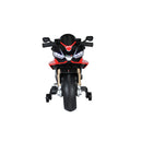 Electric Kids Ride-On Motorcycle with 2MPH Speed, Shock Absorbers, and Training Wheels Magic Cars 2