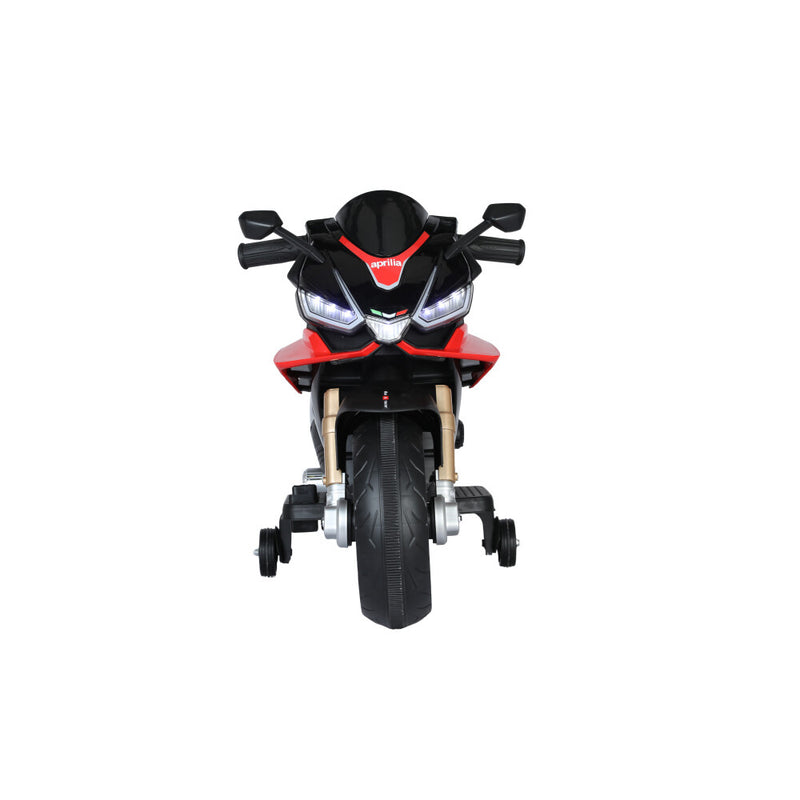 Electric Kids Ride-On Motorcycle with 2MPH Speed, Shock Absorbers, and Training Wheels Magic Cars 2
