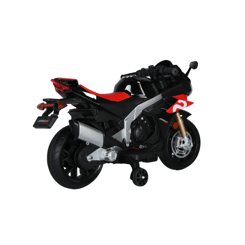 Electric Kids Ride-On Motorcycle with 2MPH Speed, Shock Absorbers, and Training Wheels Magic Cars 5