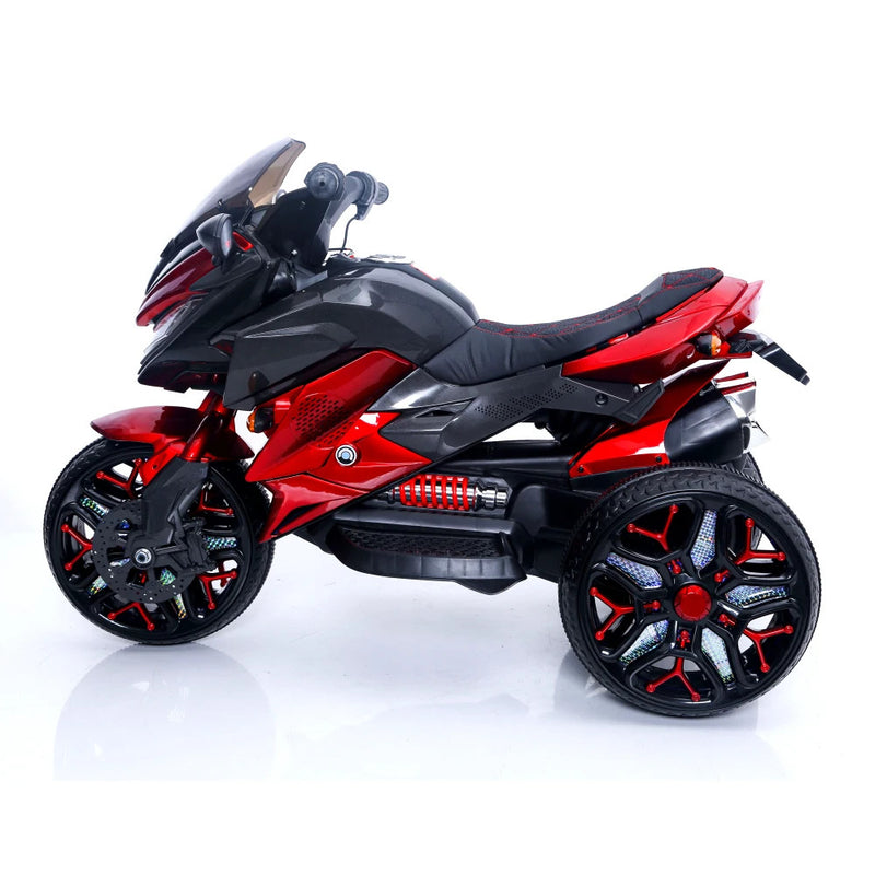 Kids 3-Wheel 12V Battery-Powered Ride-On Motorcycle Toy Magic Cars 5