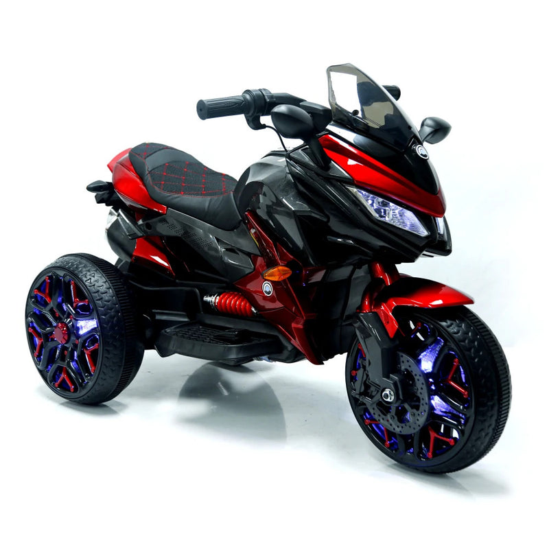 Kids 3-Wheel 12V Battery-Powered Ride-On Motorcycle Toy Magic Cars 6