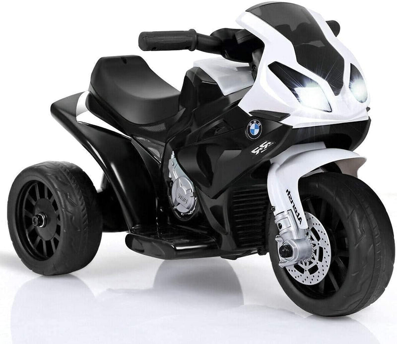 Kids 3-Wheel Ride-On Motorcycle with Training Wheels and Headlight Magic Cars 10