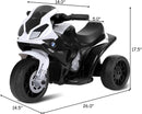 Kids 3-Wheel Ride-On Motorcycle with Training Wheels and Headlight Magic Cars 4