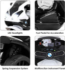 Kids 3-Wheel Ride-On Motorcycle with Training Wheels and Headlight Magic Cars 6