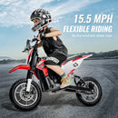 36V Electric Kids Ride-On Motorcycle with LED Lights for Ages 14+ Magic Cars 2
