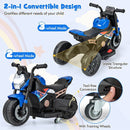 Kids 6V Battery-Powered Ride-On Motorcycle with Detachable Training Wheels Magic Cars 4