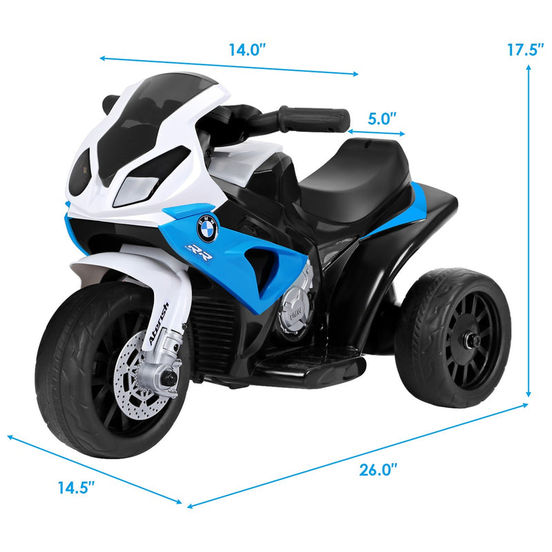 Licensed 6V Electric Kids Ride-On BMW Motorcycle Tricycle with Music and Lights Magic Cars 1