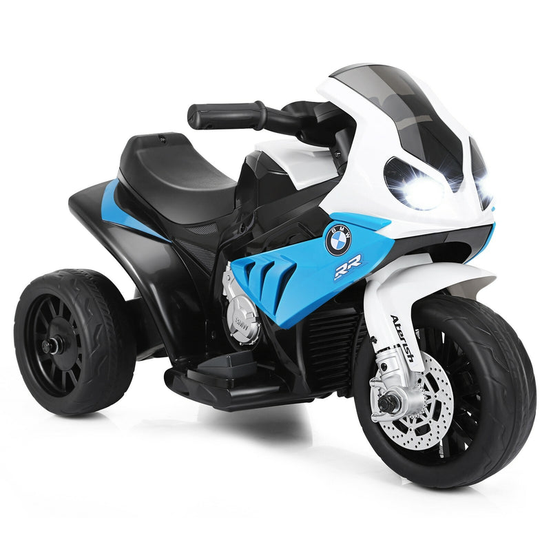 Licensed 6V Electric Kids Ride-On BMW Motorcycle with 3 Wheels, Music, and Lights Magic Cars Variant 0