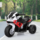 Licensed 6V Electric Kids Ride-On BMW Motorcycle with 3 Wheels, Music, and Lights - Red Magic Cars 3