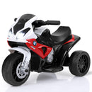 Licensed 6V Electric Kids Ride-On BMW Motorcycle with 3 Wheels, Music, and Lights - Red Magic Cars 4