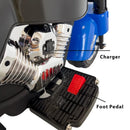 Kids 3-Wheel Battery-Powered Blue Chopper Ride-On Motorcycle Toy, 6V Magic Cars 3