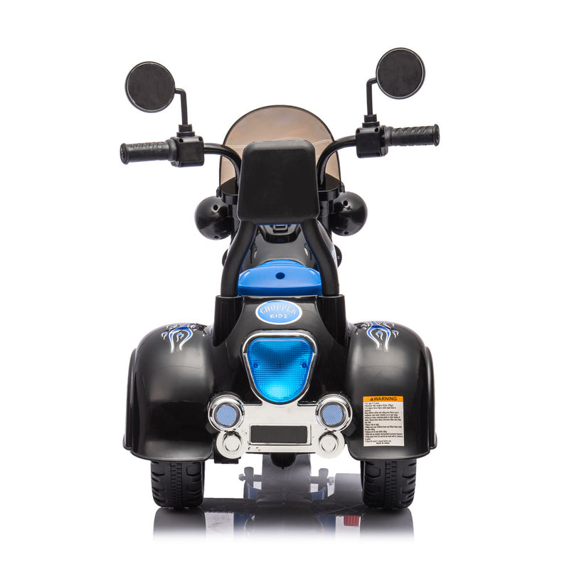 Kids 3-Wheel Ride-On Chopper Motorcycle Toy with LED Headlights and Horn Magic Cars 10