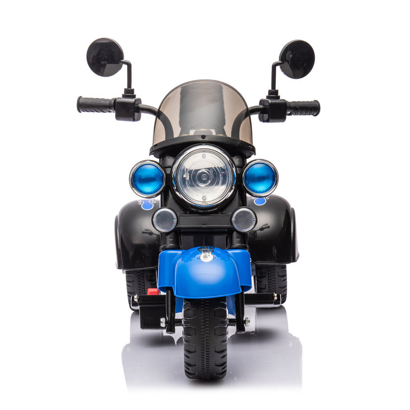 Kids 3-Wheel Ride-On Chopper Motorcycle Toy with LED Headlights and Horn Magic Cars 1