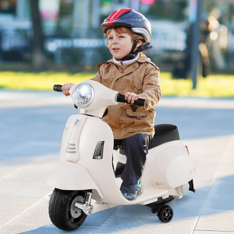 Kids Ride-On Motorcycle with Training Wheels, Headlight, Horn, and 6V Battery Magic Cars 2