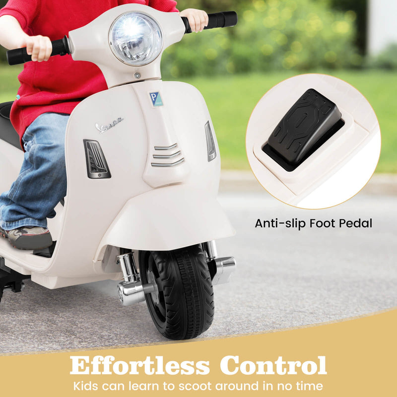 Kids Ride-On Motorcycle with Training Wheels, Headlight, Horn, and 6V Battery Magic Cars 5