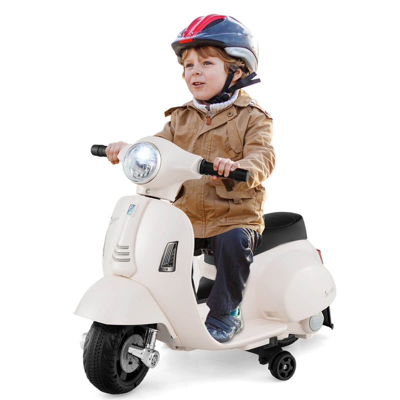Kids Ride-On Motorcycle with Training Wheels, Headlight, Horn, and 6V Battery Magic Cars 9