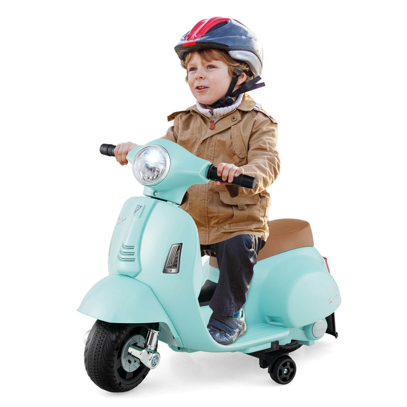 Kids Ride-On Motorcycle with Training Wheels, Headlight, Horn, and 6V Battery Magic Cars 9