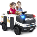 12V Kids Electric Ride-On Police Car with Remote Control Toy Vehicle Magic Cars 0