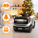 12V Kids Electric Ride-On Police Car with Remote Control Toy Vehicle Magic Cars 14