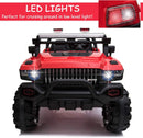 12V Electric Red Kids Ride-On Police SUV Truck with 2 Seats, Remote Control and MP3 Player Magic Cars 5
