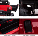 12V Electric Red Kids Ride-On Police SUV Truck with 2 Seats, Remote Control and MP3 Player Magic Cars 6