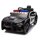 Kids Ride-On Police Car with Parental Remote Control, Anti-Collision Bar, and Slow Start Magic Cars 2