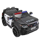 12V Battery-Powered Kids Ride-On Police Car with Parental Remote Control Magic Cars 0