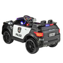 12V Battery-Powered Kids Ride-On Police Car with Parental Remote Control Magic Cars 12