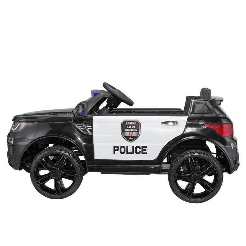 12V Battery-Powered Kids Ride-On Police Car with Parental Remote Control Magic Cars 2