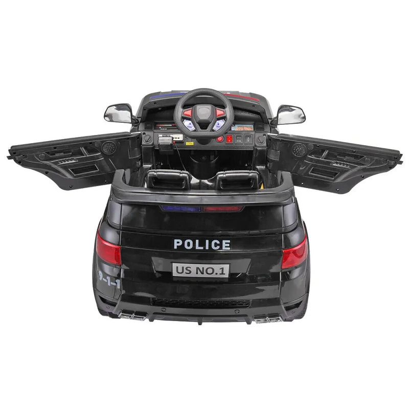 12V Battery-Powered Kids Ride-On Police Car with Parental Remote Control Magic Cars 8