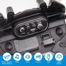 12V Kids Police Ride-On Motorcycle with 7Ah Battery, Training Wheels, and Storage Box Magic Cars 2