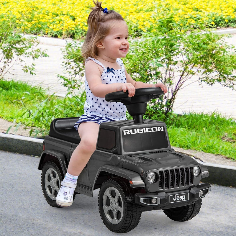 Licensed Jeep Toddler Ride-On Push Car with Foot-to-Floor Sliding Design Magic Cars 1