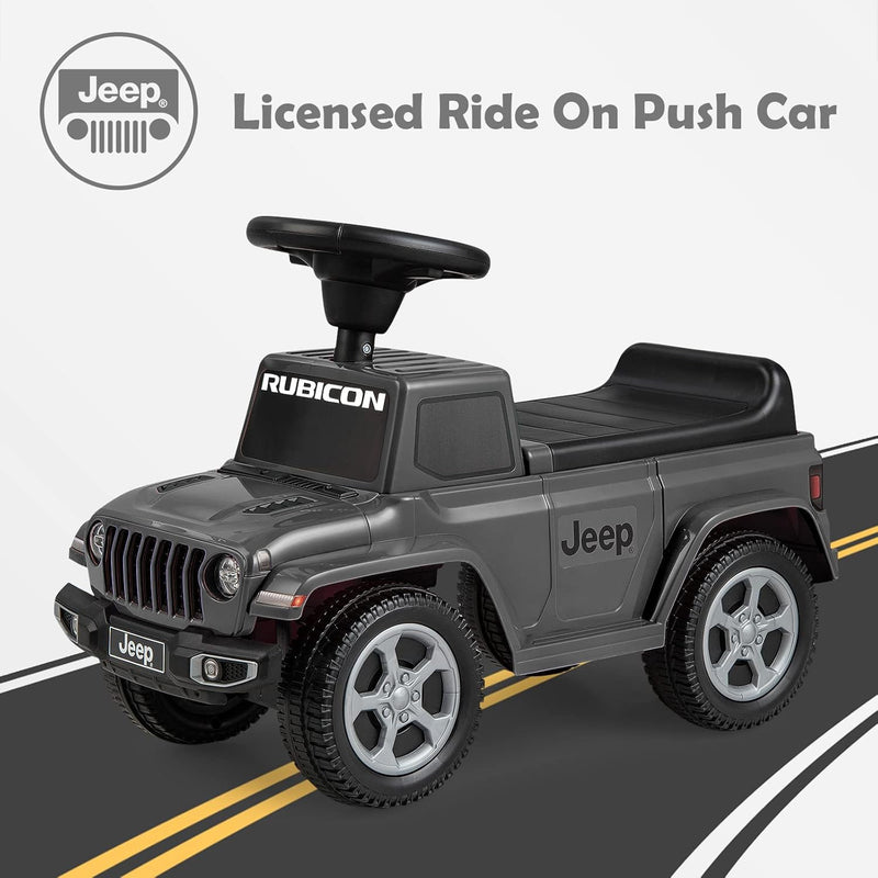 Licensed Jeep Toddler Ride-On Push Car with Foot-to-Floor Sliding Design Magic Cars 3