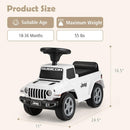 Licensed Jeep Foot-To-Floor Push Car for Toddlers Magic Cars 6