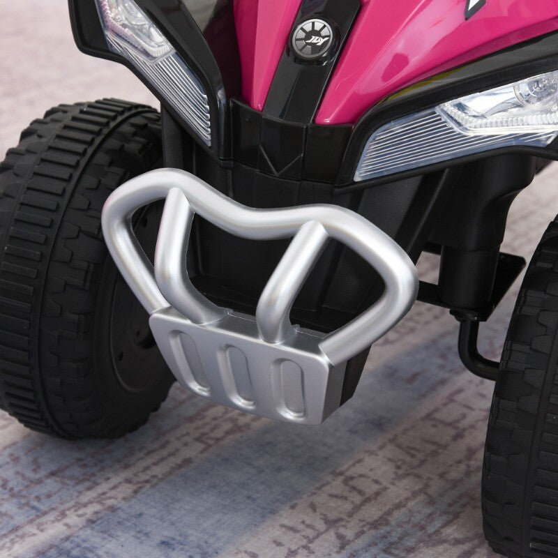 Pink Kids Ride-On Push Foot-to-Floor Sliding ATV Walker Toy Car Racer Magic Cars 4