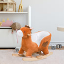 Deluxe Kids Wooden Ride-On Rocking Horse with Songs and Sturdy Animal Design Magic Cars 1