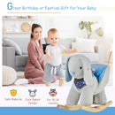 Kids Ride-On Rocking Bunny Horse Toy with Music and Soft Deluxe Design Magic Cars 3
