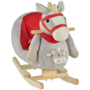 Kids Ride-On Rocking Horse Toy with Lullaby Songs, Hand Puppets, and Soft Plush Magic Cars Variant 0