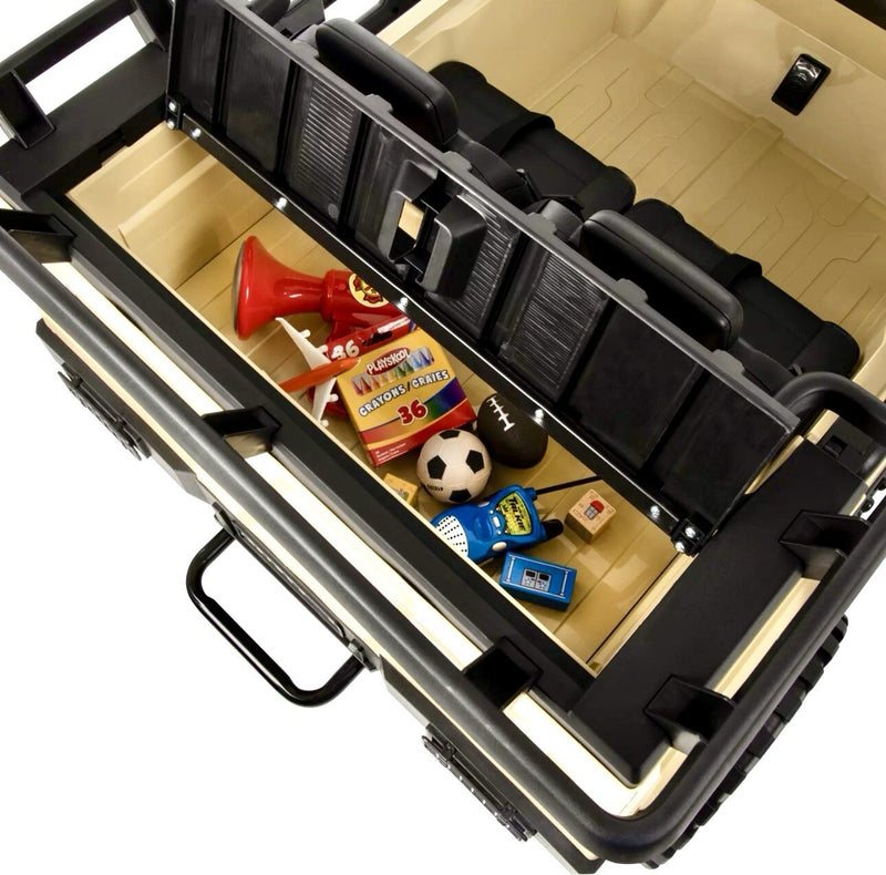12V Kids Ride-On Power Ranger Utility Jeep with Rear Cargo Holder Accessory Magic Cars 11