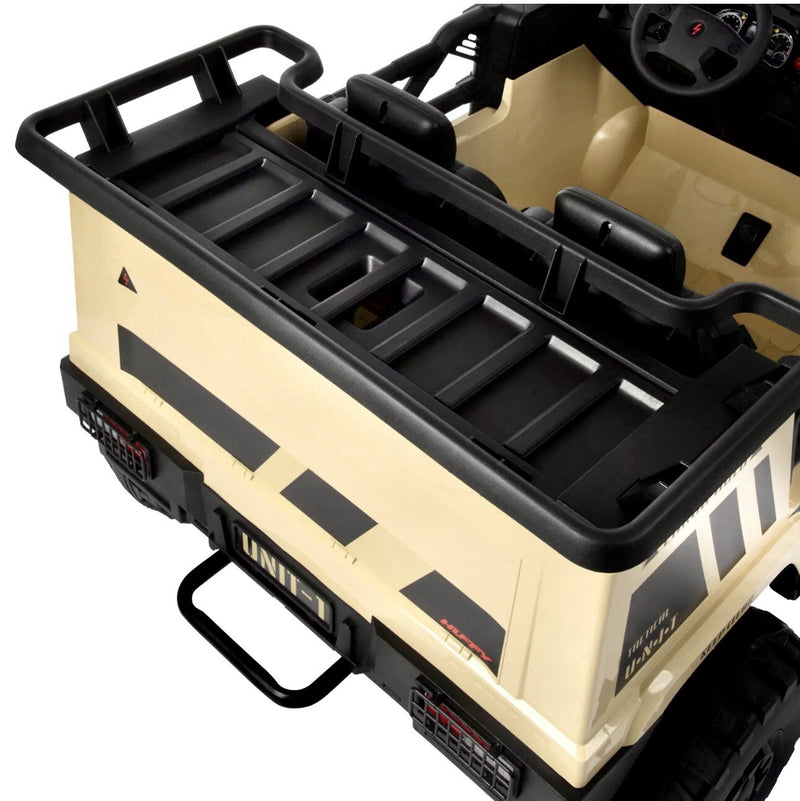 12V Kids Ride-On Power Ranger Utility Jeep with Rear Cargo Holder Accessory Magic Cars Variant 0