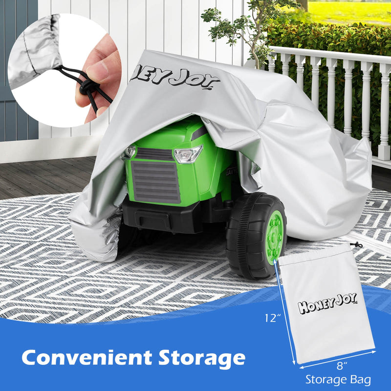 Universal Kids Ride-On Toy Car Cover with Silver Coating and Storage Bag for Trucks Magic Cars 5