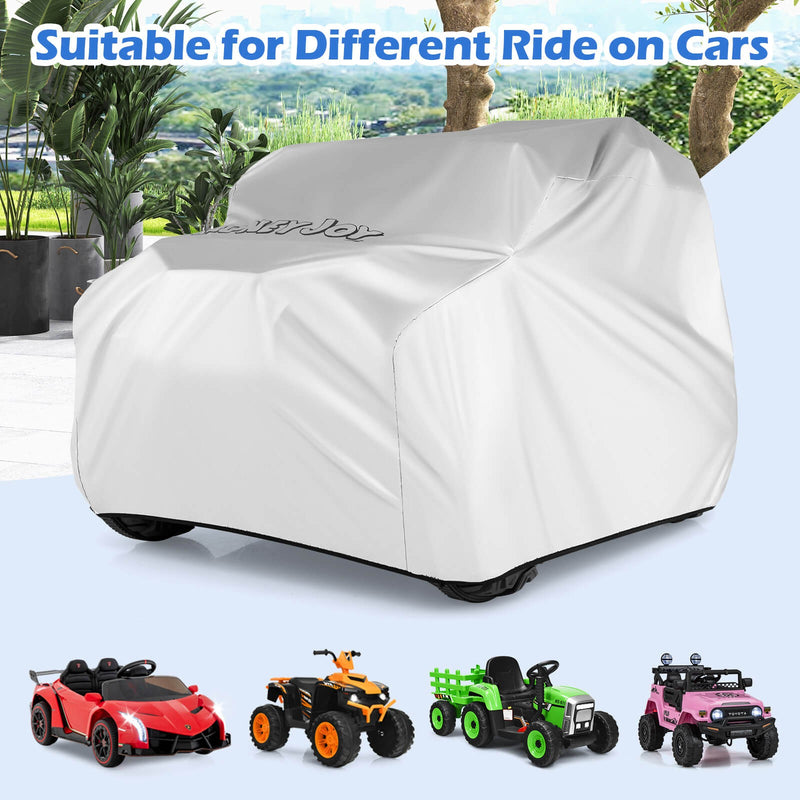 Universal Kids Ride-On Toy Car Cover with Silver Coating and Storage Bag for Trucks Magic Cars 6