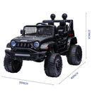 Electric 2-Seater Kids Ride-On Jeep Truck with Parental Remote Control and Power Wheels Magic Cars 12