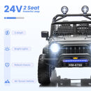 Electric 2-Seater Kids Ride-On Jeep Truck with Parental Remote Control and Power Wheels Magic Cars 2