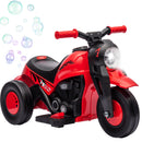 Electric 6V Kids 3-Wheeled Ride-On Motorcycle with LED Headlight and Bubble Blower Toy Car Magic Cars 10