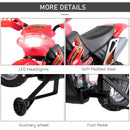 Kids 6V Electric Red Motocross Ride-On Dirt Bike Toy Magic Cars 5