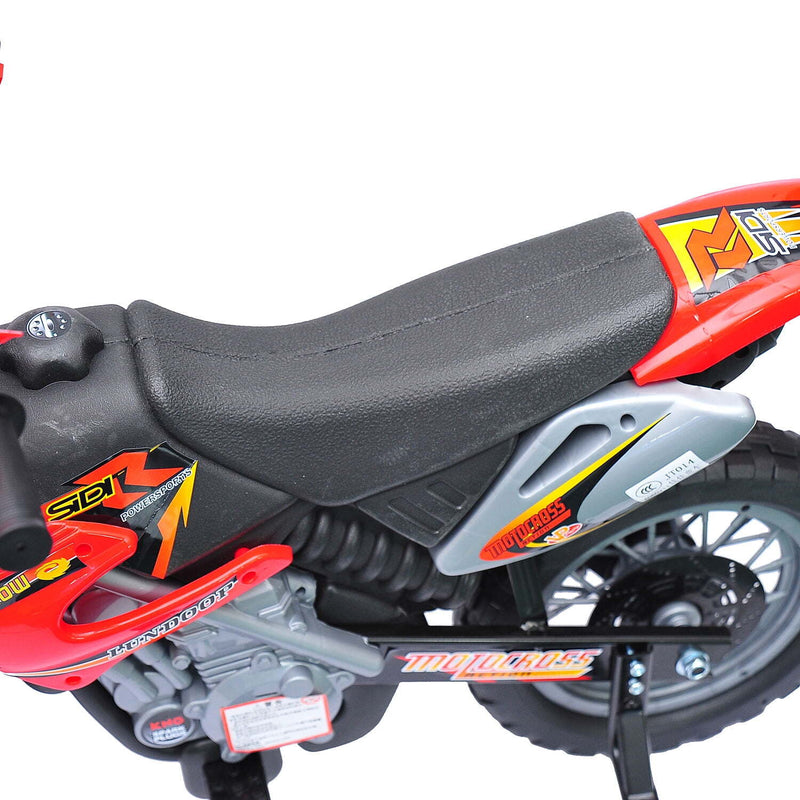 Kids 6V Electric Red Motocross Ride-On Dirt Bike Toy Magic Cars 8