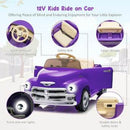 Purple Battery-Powered 1955 Pickup Style Ride-On Toy Truck for Kids Magic Cars 7