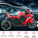 12V Electric Kids Motorcycle Ride-On Toy with Training Wheels Magic Cars 2