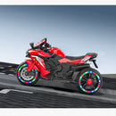 12V Electric Kids Motorcycle Ride-On Toy with Training Wheels Magic Cars 3